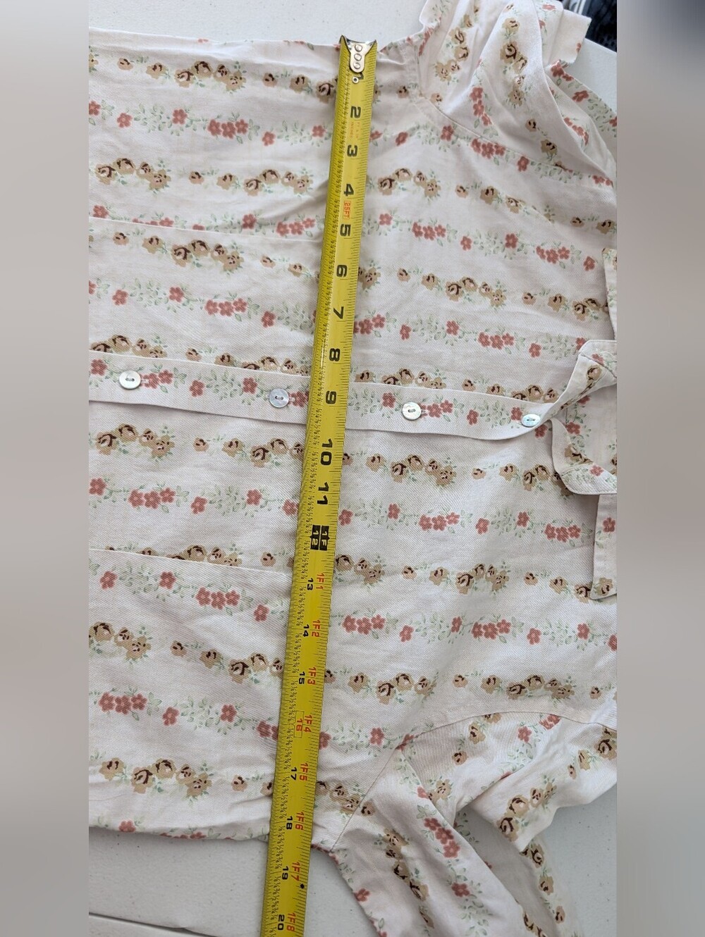 Orvis Womens Cream Floral Size 6 - Picture 8 of 10